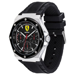 Scuderia Ferrari Aspire Multifunction Black Round Dial Men's Watch- 0830537
