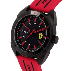 SCUDERIA FERRARI FORZA Quartz Black Round Dial Men's Watch- 0830544