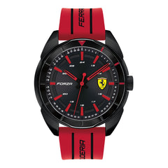 SCUDERIA FERRARI FORZA Quartz Black Round Dial Men's Watch- 0830544
