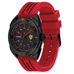 SCUDERIA FERRARI FORZA Quartz Black Round Dial Men's Watch- 0830544