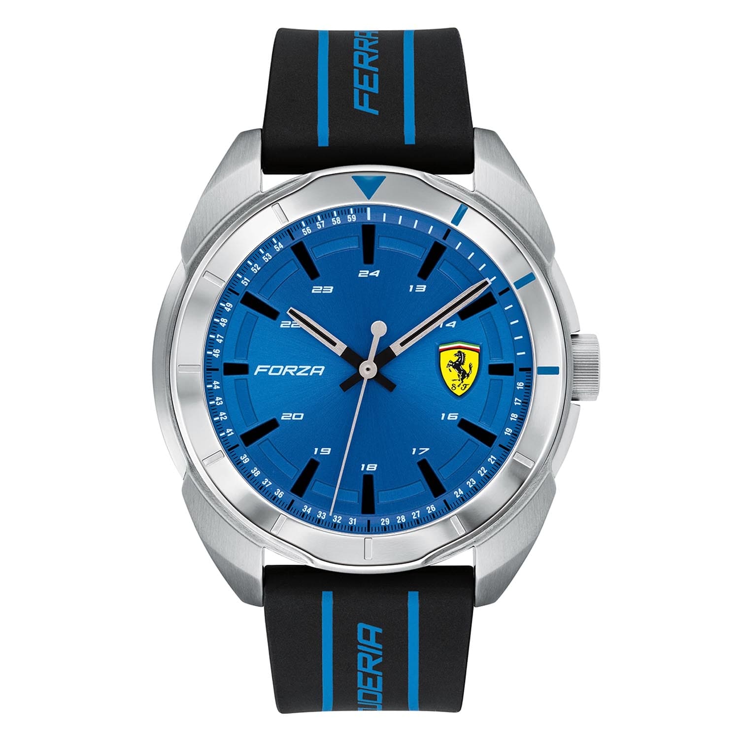 SCUDERIA FERRARI Forza Quartz Blue Round Dial Men's Watch - 0830545