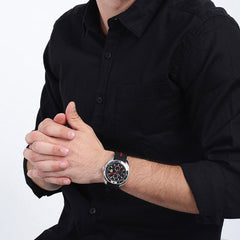 SCUDERIA FERRARI FORZA Multifunction Black Round Dial Men's Watch- 0830546