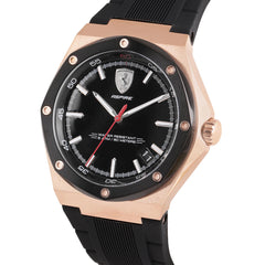 SCUDERIA FERRARI ASPIRE Analog Black Round Dial Men's Watch - 0830553