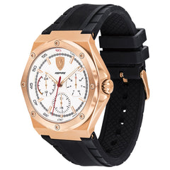 SCUDERIA FERRARI ASPIRE Multifunction White Round Dial Men's Watch- 0830555