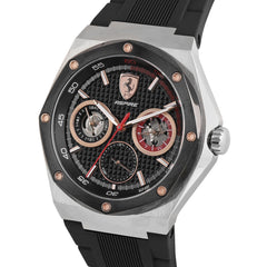 SCUDERIA FERRARI ASPIRE Multifunction Black Round Dial Men's Watch - 0830556