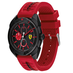 SCUDERIA FERRARI FORZA Multifunction Black Round Dial Men's Watch- 0830576