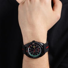 SCUDERIA FERRARI FORZA Multifunction Black Round Dial Men's Watch - 0830577