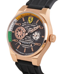 SCUDERIA FERRARI SPECIALE Multifunction Black Round Dial Men's Watch- 0830581