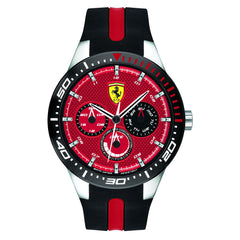 SCUDERIA FERRARI REDREV T Multifunction Red Round Dial Men's Watch - 0830588