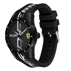 SCUDERIA FERRARI REDREV Quartz Black Round Dial Men's Watch- 0830613