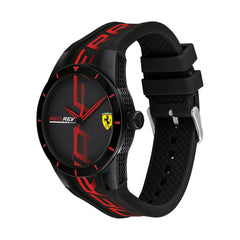 SCUDERIA FERRARI REDREV Quartz Black Round Dial Men's Watch- 0830614