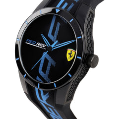 SCUDERIA FERRARI REDREV Quartz Black Round Dial Men's Watch- 0830616
