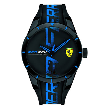 SCUDERIA FERRARI REDREV Quartz Black Round Dial Men's Watch- 0830616