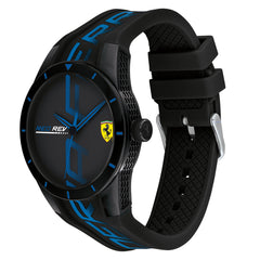 SCUDERIA FERRARI REDREV Quartz Black Round Dial Men's Watch- 0830616