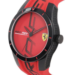 SCUDERIA FERRARI REDREV Analog Red Round Dial Men's Watch - 0830617