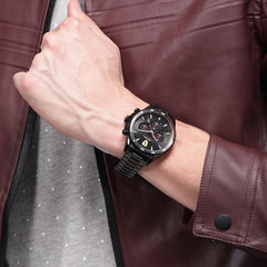 SCUDERIA FERRARI PILOTA Chronograph Black Round Dial Men's Watch- 0830624