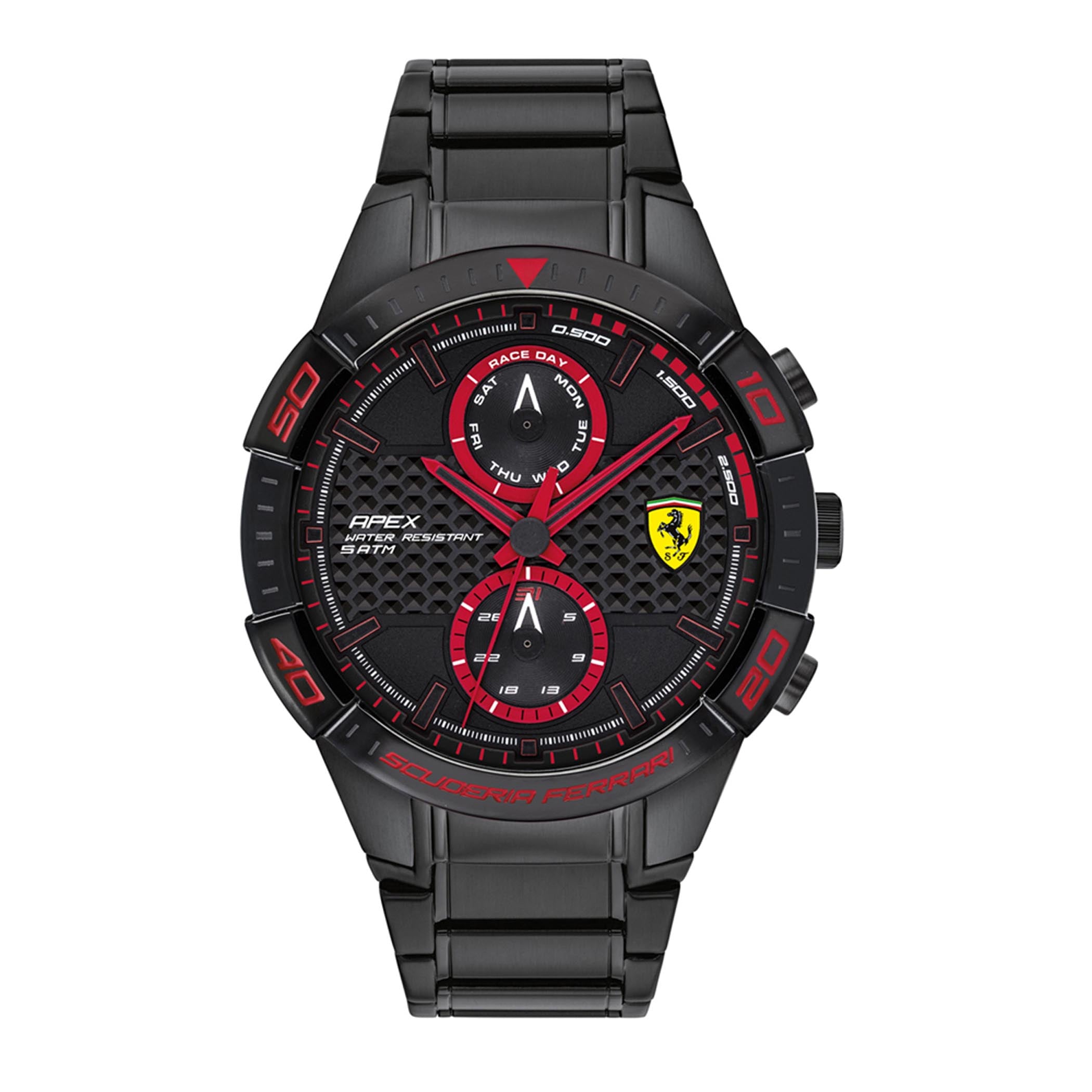 SCUDERIA FERRARI APEX Multifunction Black Round Dial Men's Watch - 0830635