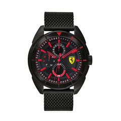 SCUDERIA FERRARI FORZA Multifunction Black Round Dial Men's Watch - 0830636