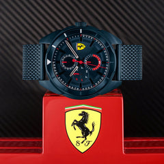 SCUDERIA FERRARI FORZA Multifunction Blue Round Dial Men's Watch - 0830638