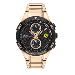SCUDERIA FERRARI APEX Multifunction Black Round Dial Men's Watch- 0830640