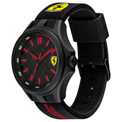 SCUDERIA FERRARI PIT CREW Quartz Black Round Dial Men's Watch- 0830643