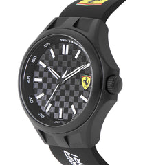 SCUDERIA FERRARI PIT CREW Quartz Black Round Dial Men's Watch- 0830644