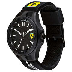 SCUDERIA FERRARI PIT CREW Quartz Black Round Dial Men's Watch- 0830644