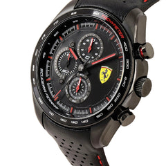 SCUDERIA FERRARI SPEEDRACER Chronograph Black Round Dial Men's Watch- 0830647