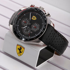 SCUDERIA FERRARI SPEEDRACER Chronograph Black Round Dial Men's Watch - 0830648
