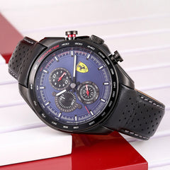 SCUDERIA FERRARI SPEEDRACER Chronograph Blue Round Dial Men's Watch- 0830649