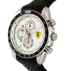 SCUDERIA FERRARI SPEEDRACER Chronograph Silver Round Dial Men's Watch- 0830651