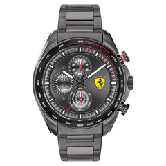 SCUDERIA FERRARI SPEEDRACER Chronograph Black Round Dial Men's Watch - 0830653