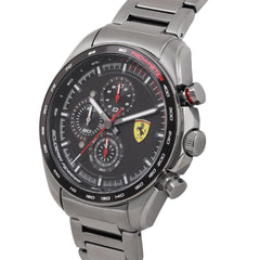 SCUDERIA FERRARI SPEEDRACER Chronograph Black Round Dial Men's Watch - 0830653