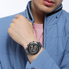 SCUDERIA FERRARI SPEEDRACER Chronograph Black Round Dial Men's Watch - 0830653