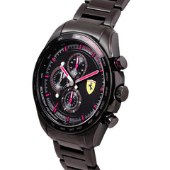 SCUDERIA FERRARI SPEEDRACER Chronograph Black Round Dial Men's Watch- 0830654
