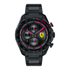 SCUDERIA FERRARI SPEEDRACER Chronograph Black Round Dial Men's Watch- 0830654