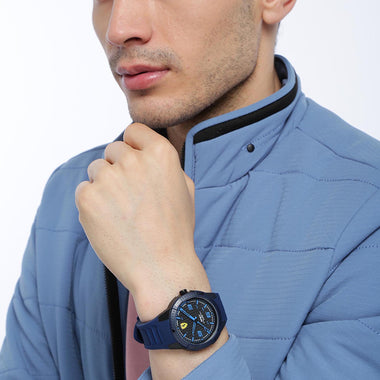 SCUDERIA FERRARI APEX Analog Black Round Dial Men's Watch - 0830665