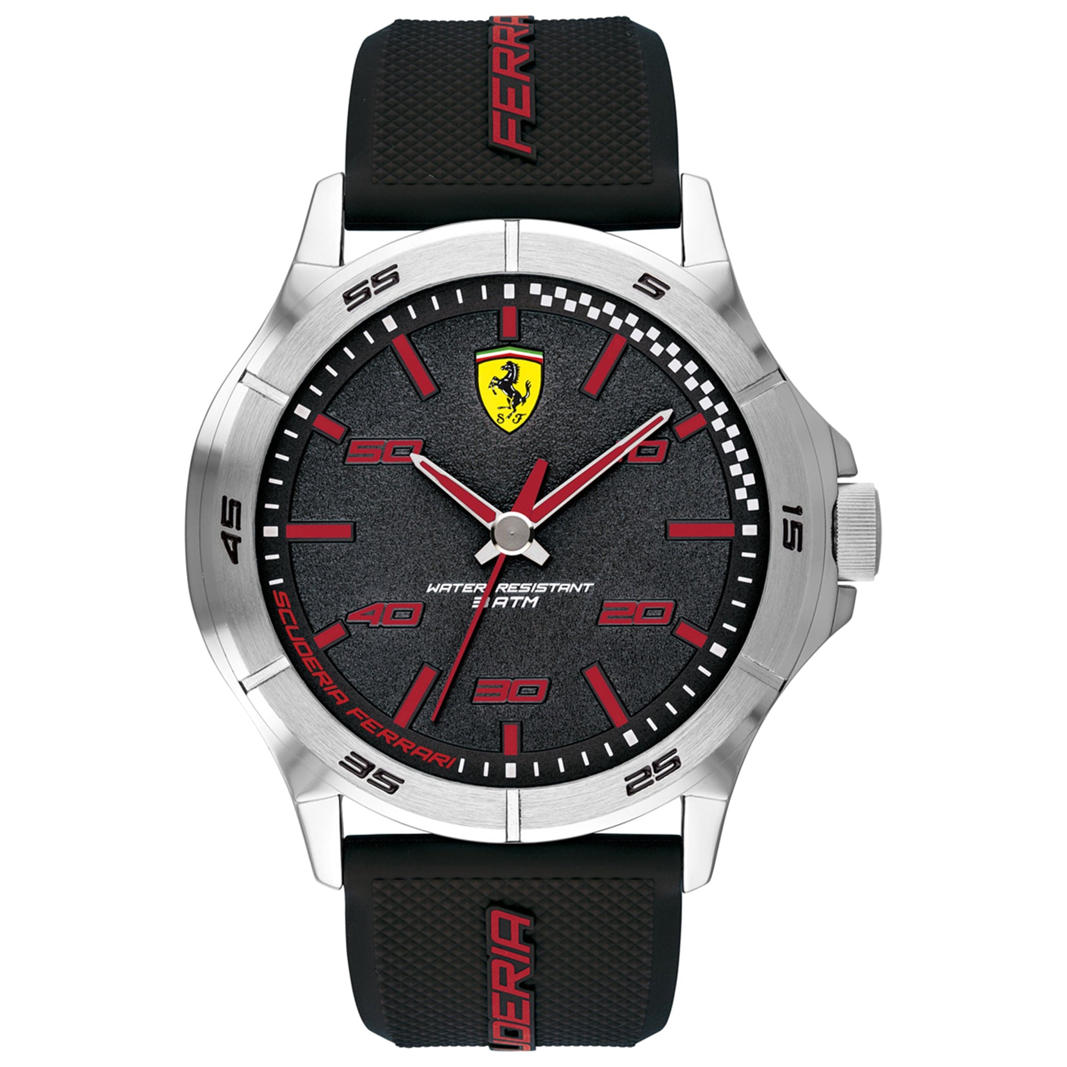 SCUDERIA FERRARI SF BASICS Quartz Black Round Dial Men's Watch- 0830668