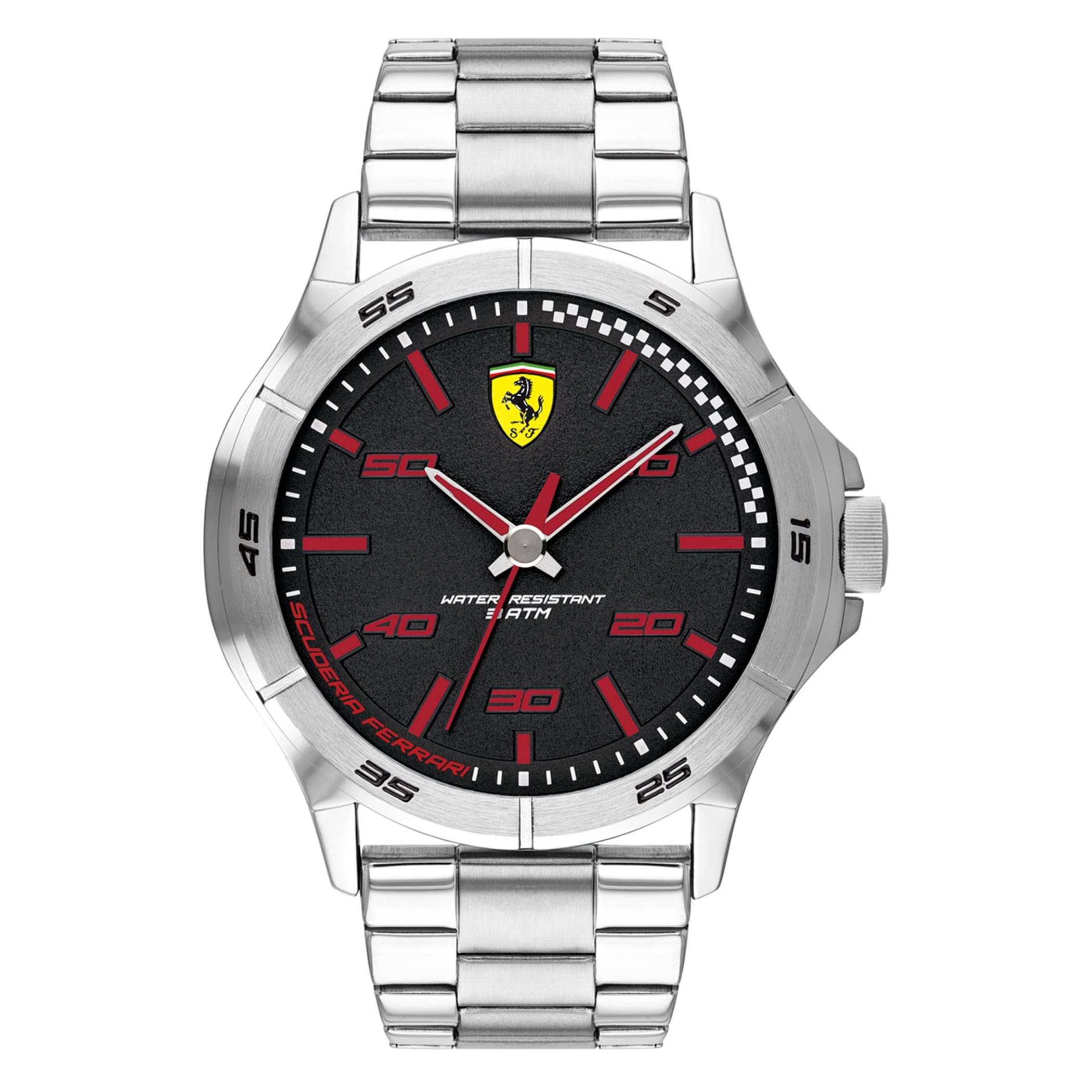 SCUDERIA FERRARI SF BASICS Quartz Black Round Dial Men's Watch- 0830669