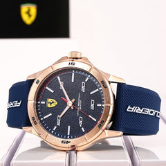 SCUDERIA FERRARI SF BASICS Quartz Blue Round Dial Men's Watch- 0830671
