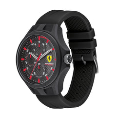 SCUDERIA FERRARI PIT CREW Multifunction Black Round Dial Men's Watch- 0830678