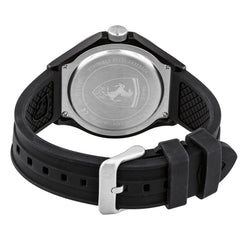 SCUDERIA FERRARI Lap Time Multifunction Black Round Dial Men's Watch - 0830679