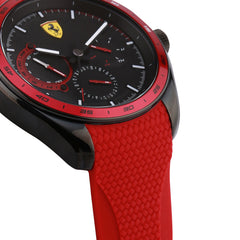 SCUDERIA FERRARI SPEEDRACER Multifunction Black Round Dial Men's Watch- 0830681