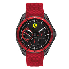 SCUDERIA FERRARI SPEEDRACER Multifunction Black Round Dial Men's Watch- 0830681
