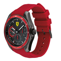 SCUDERIA FERRARI SPEEDRACER Multifunction Black Round Dial Men's Watch- 0830681