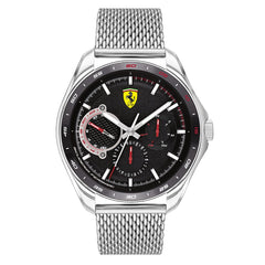 SCUDERIA FERRARI SPEEDRACER Multifunction Black Round Dial Men's Watch- 0830684