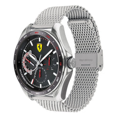 SCUDERIA FERRARI SPEEDRACER Multifunction Black Round Dial Men's Watch- 0830684