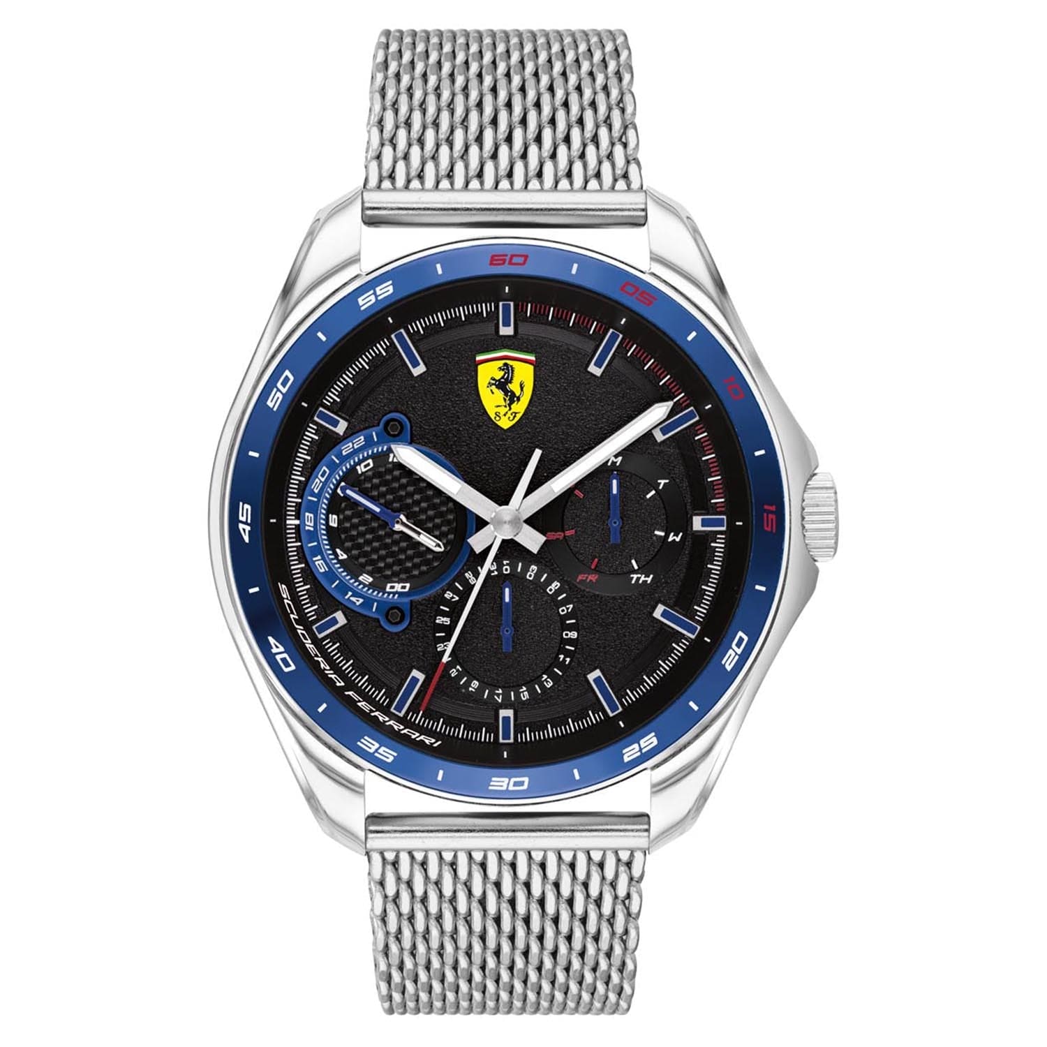 SCUDERIA FERRARI Speedracer Multifunction Black Round Dial Men's Watch - 0830685