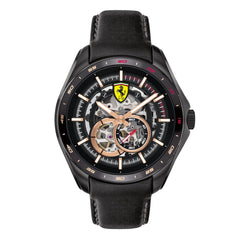 SCUDERIA FERRARI SPEEDRACER Automatic Black Round Dial Men's Watch- 0830688