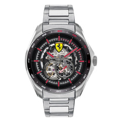 SCUDERIA FERRARI SPEEDRACER Automatic Black Round Dial Men's Watch- 0830689